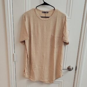 H&M Beige Men's Short Sleeve Tee